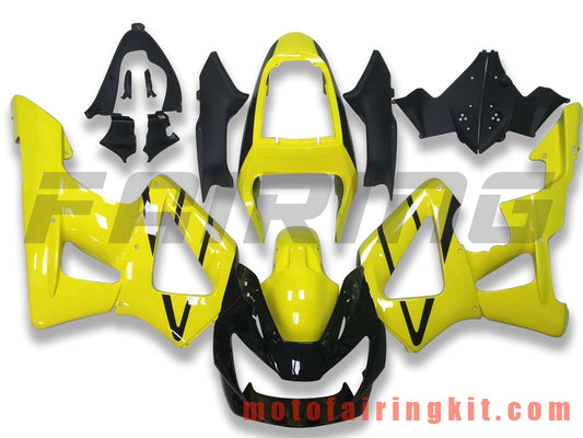 Kits de carenado aptos para CBR900RR 929 2000 2001 CBR900 RR 929 00 01 Molde de inyección de plástico ABS Carrocería completa para motocicleta Carrocería del mercado de accesorios Marco (amarillo y negro) B051