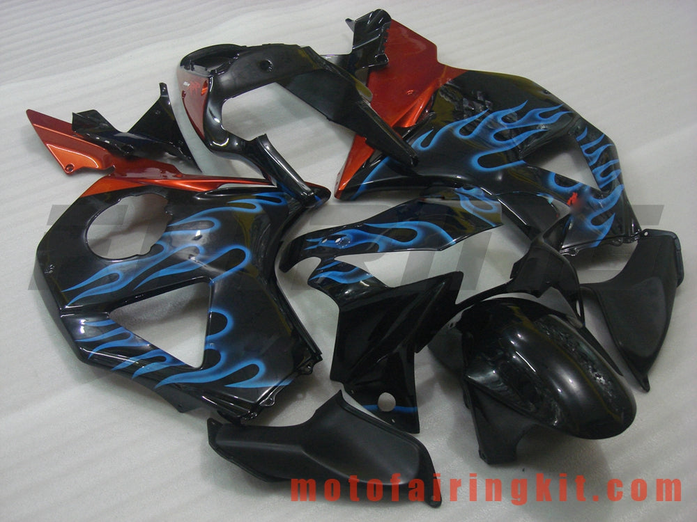 Kits de carenado aptos para CBR900RR 954 2002 2003 CBR900 RR 954 02 03 Molde de inyección de plástico ABS Carrocería completa para motocicleta Marco de carrocería de posventa (negro y naranja) B005