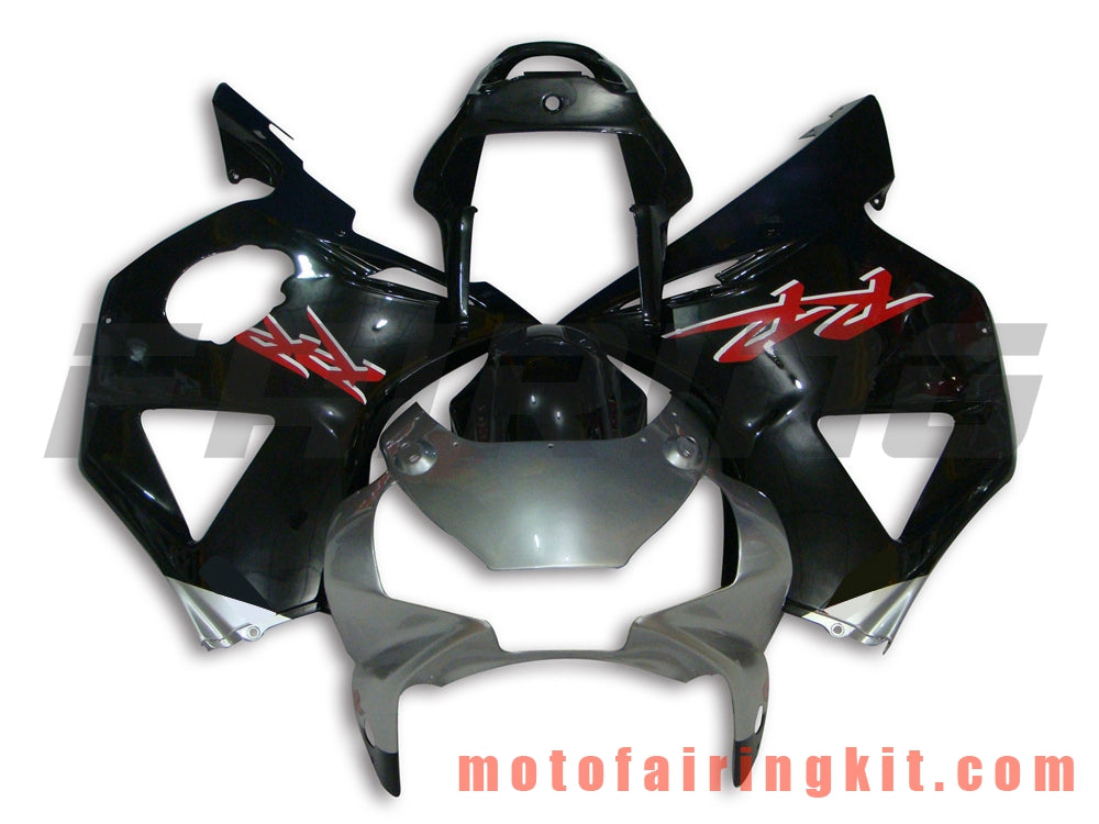 Fairing Kits Fit for CBR900RR 954 2002 2003 CBR900 RR 954 02 03 Plastic ABS Injection Mold Complete Motorcycle Body Aftermarket Bodywork Frame (Black & Silver) B013