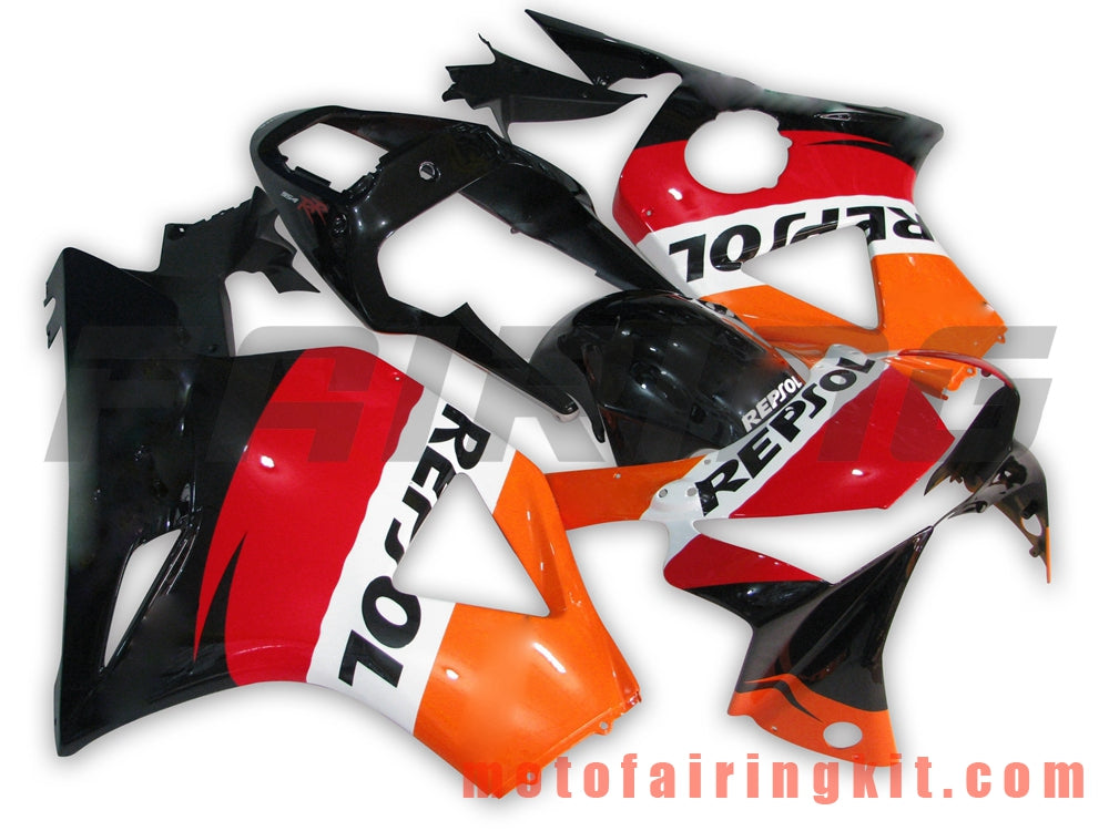 Kits de carenado aptos para CBR900RR 954 2002 2003 CBR900 RR 954 02 03 Molde de inyección de plástico ABS Carrocería completa para motocicleta Marco de carrocería de posventa (naranja y negro) B015