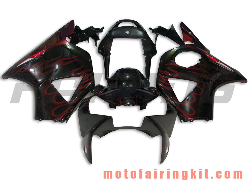 Kits de carenado aptos para CBR900RR 954 2002 2003 CBR900 RR 954 02 03 Molde de inyección de plástico ABS Carrocería completa para motocicleta Marco de carrocería de posventa (negro y rojo) B016