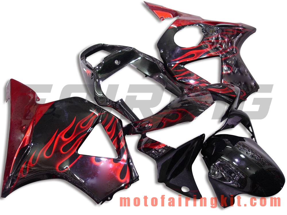 Fairing Kits Fit for CBR900RR 954 2002 2003 CBR900 RR 954 02 03 Plastic ABS Injection Mold Complete Motorcycle Body Aftermarket Bodywork Frame (Black & Red) B018