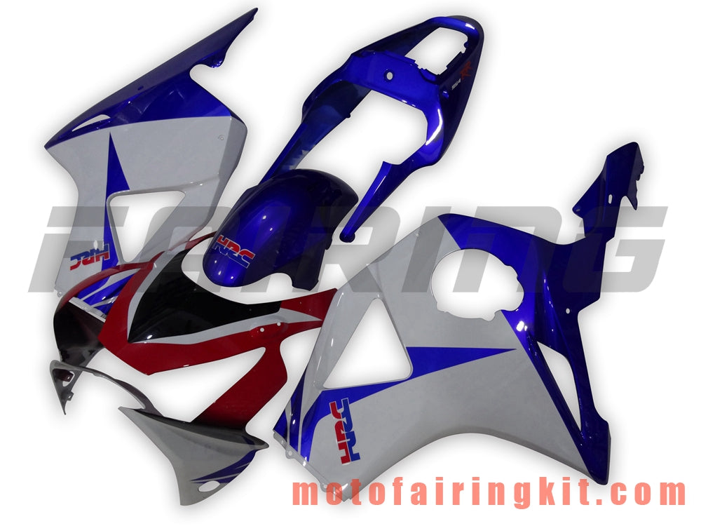 Fairing Kits Fit for CBR900RR 954 2002 2003 CBR900 RR 954 02 03 Plastic ABS Injection Mold Complete Motorcycle Body Aftermarket Bodywork Frame (Blue & White) B020