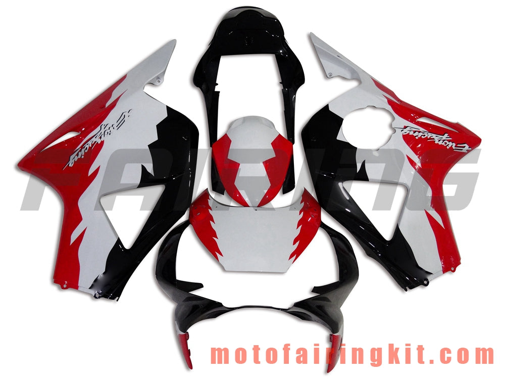 Kits de carenado aptos para CBR900RR 954 2002 2003 CBR900 RR 954 02 03 Molde de inyección de plástico ABS Carrocería completa para motocicleta Marco de carrocería de posventa (blanco y negro) B022