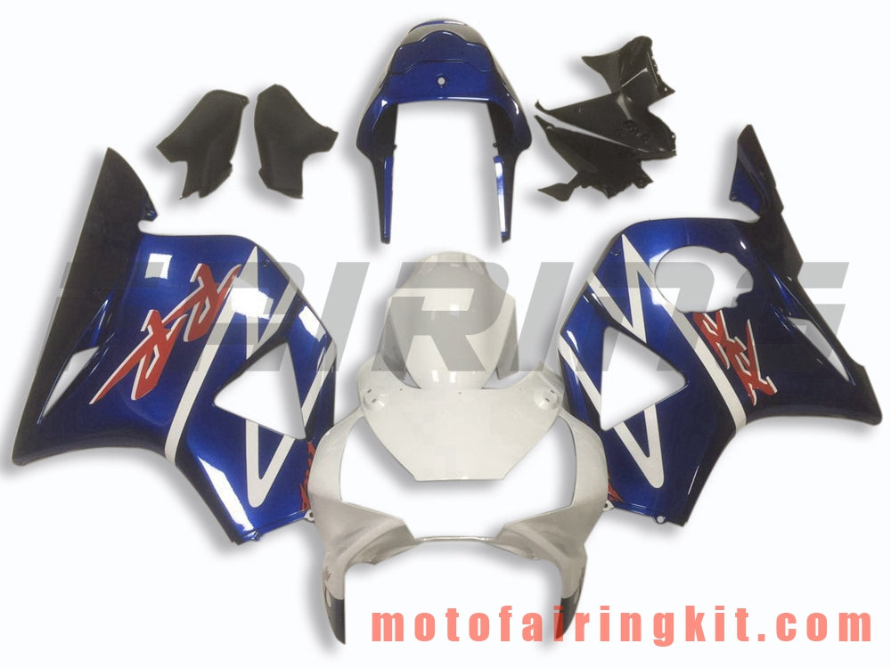 Fairing Kits Fit for CBR900RR 954 2002 2003 CBR900 RR 954 02 03 Plastic ABS Injection Mold Complete Motorcycle Body Aftermarket Bodywork Frame (Blue & White) B023