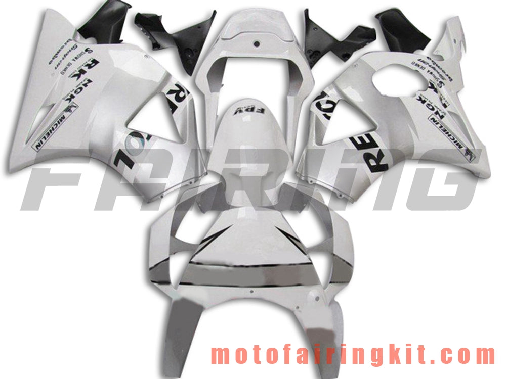 Fairing Kits Fit for CBR900RR 954 2002 2003 CBR900 RR 954 02 03 Plastic ABS Injection Mold Complete Motorcycle Body Aftermarket Bodywork Frame (White & Silver) B025