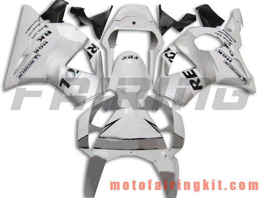 Kits de carenado aptos para CBR900RR 954 2002 2003 CBR900 RR 954 02 03 Molde de inyección de plástico ABS Carrocería completa para motocicleta Marco de carrocería de posventa (blanco y plateado) B025