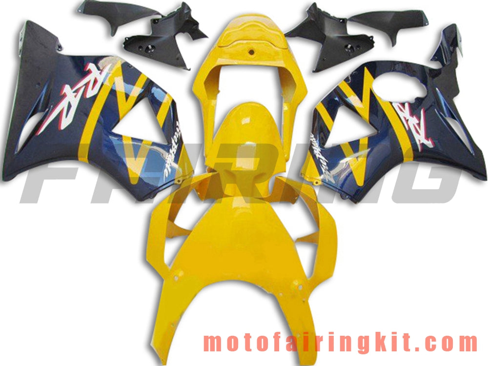 Kits de carenado aptos para CBR900RR 954 2002 2003 CBR900 RR 954 02 03 Molde de inyección de plástico ABS Carrocería completa para motocicleta Carrocería del mercado de accesorios Marco (amarillo y negro) B027