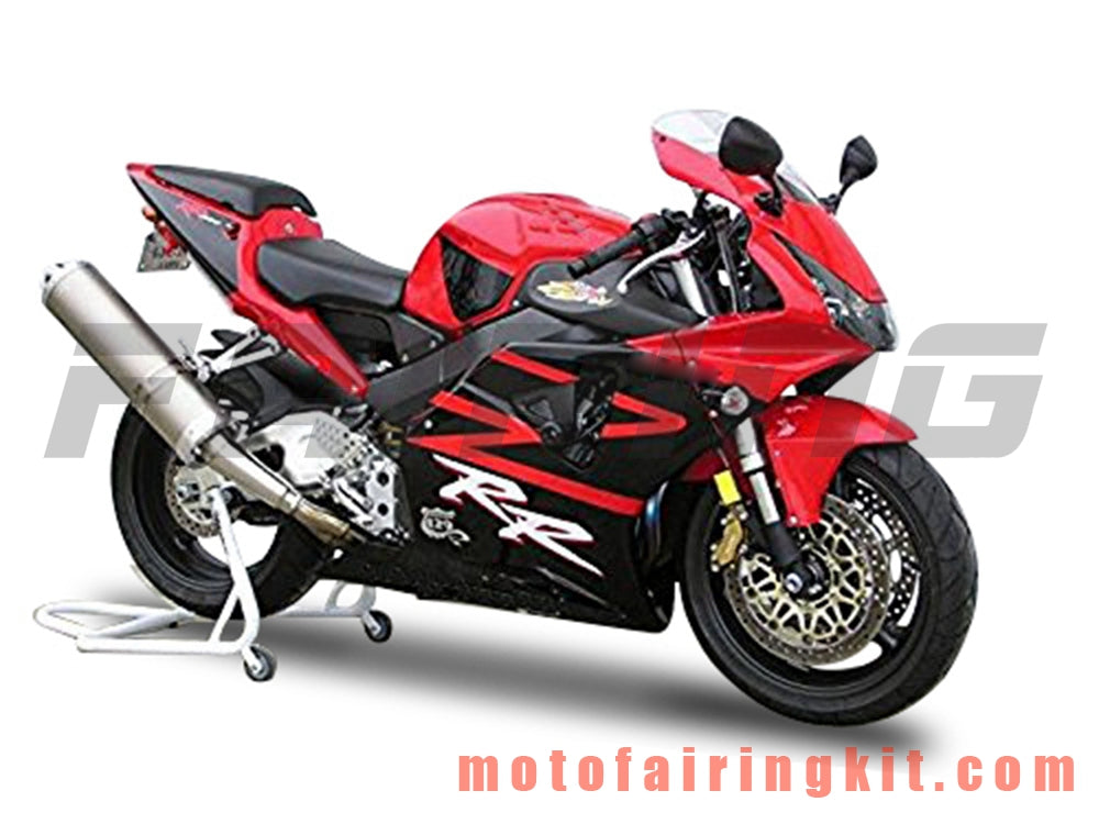 フェアリングキット CBR900RR 954 2002 2003 CBR900 RR 954 02 03 プラスチック ABS 射出成形 完全なオートバイボディ アフターマーケットボディワークフレーム (レッド &amp; ブラック) B031