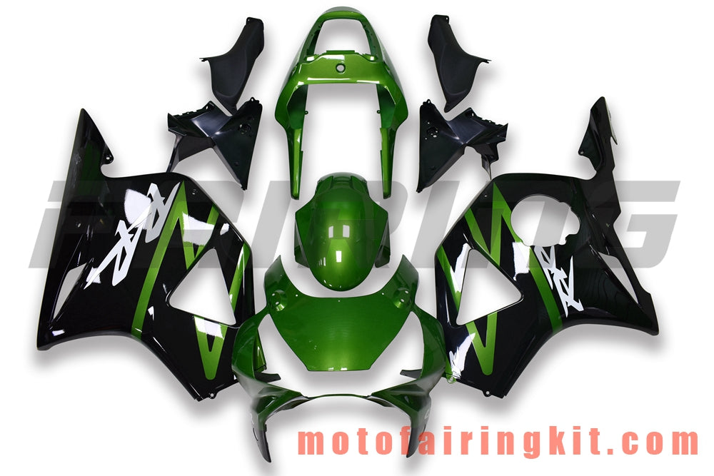 Fairing Kits Fit for CBR900RR 954 2002 2003 CBR900 RR 954 02 03 Plastic ABS Injection Mold Complete Motorcycle Body Aftermarket Bodywork Frame (Green & Black) B033