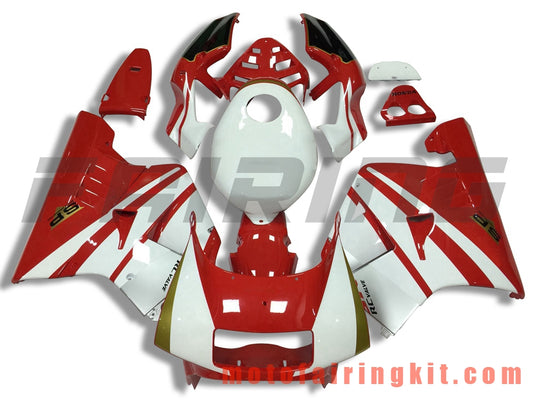 Fairing Kits Fit for NSR250R MC21 SP P3 1990 1991 1992 1993 NSR250 R 90 - 93 Plastic ABS Injection Mold Complete Motorcycle Body Aftermarket Bodywork Frame (Red & White) B004