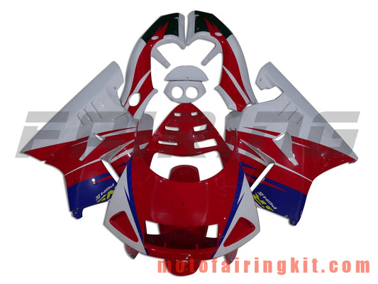 Fairing Kits Fit for NSR250R 1994 1995 1996 1997 1998 1999 NSR250 R 94 - 99 Plastic ABS Injection Mold Complete Motorcycle Body Aftermarket Bodywork Frame (Red & White) B002