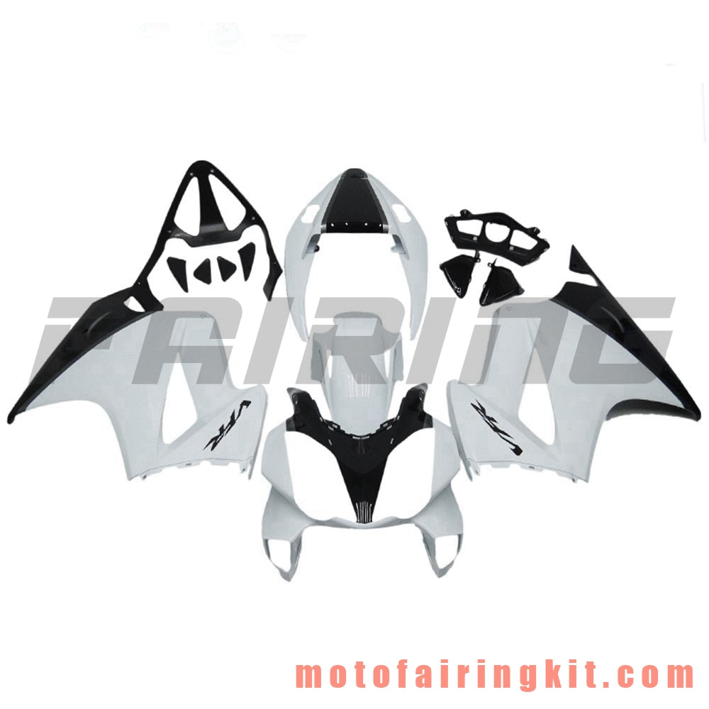 Kits de carenado aptos para VFR800 RC46 2002 - 2012 VFR800 RC46 02 - 12 Molde de inyección de plástico ABS Carrocería completa para motocicleta Carrocería del mercado de accesorios Marco (blanco y negro) B005