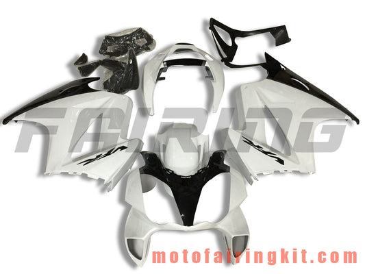 Kits de carenado aptos para VFR800 RC46 2002 - 2012 VFR800 RC46 02 - 12 Molde de inyección de plástico ABS Carrocería completa para motocicleta Carrocería del mercado de accesorios Marco (blanco y negro) B008