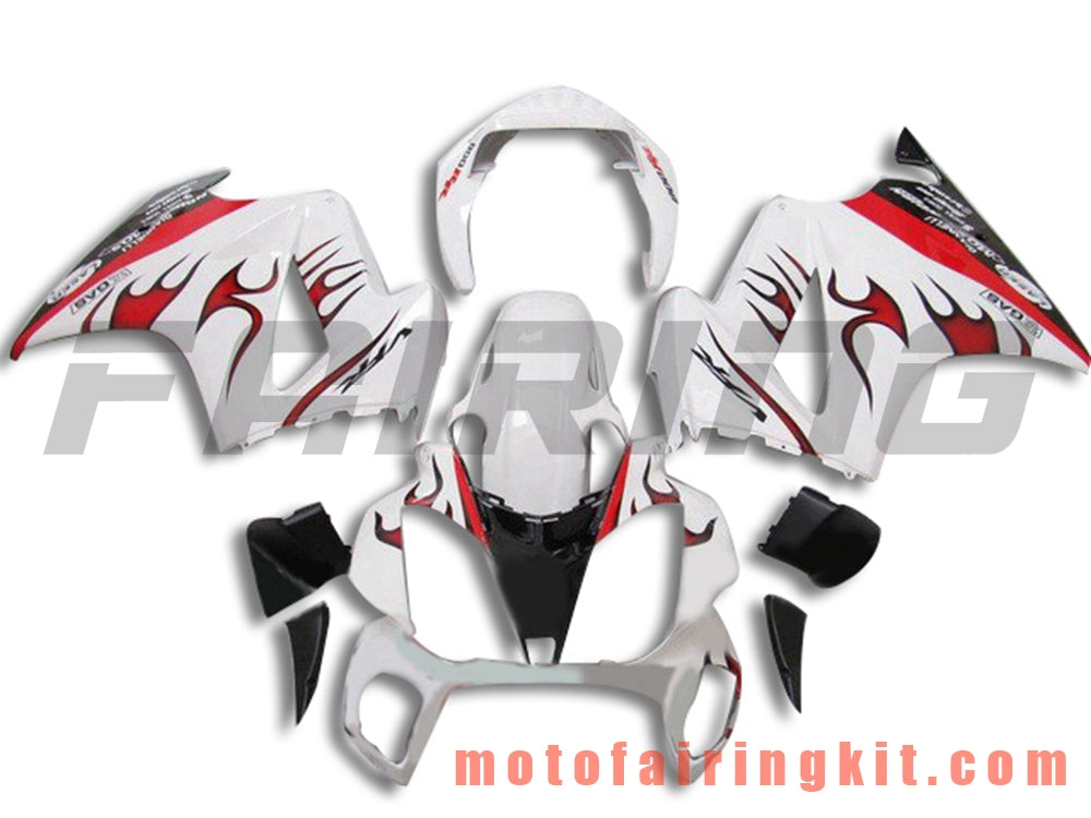 フェアリングキット VFR800 RC46 2002 - 2012 VFR800 RC46 02 - 12 プラスチック ABS 射出成形 完全なオートバイボディ アフターマーケットボディワークフレーム (ホワイト &amp; レッド) B009