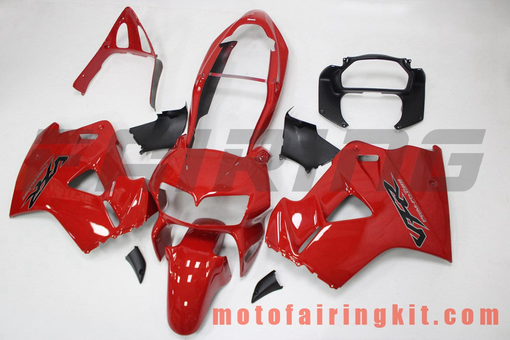 フェアリングキット VFR800 RC46 2002 - 2012 VFR800 RC46 02 - 12 プラスチック ABS 射出成形 完全なオートバイボディ アフターマーケットボディワークフレーム (レッド &amp; ブラック) B201