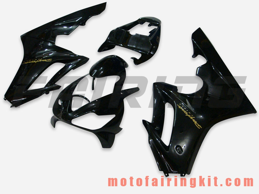 Fairing Kits Fit for Daytona 675 2006 2007 2008 675 06 07 08 Plastic ABS Injection Mold Complete Motorcycle Body Aftermarket Bodywork Frame (Black) B004