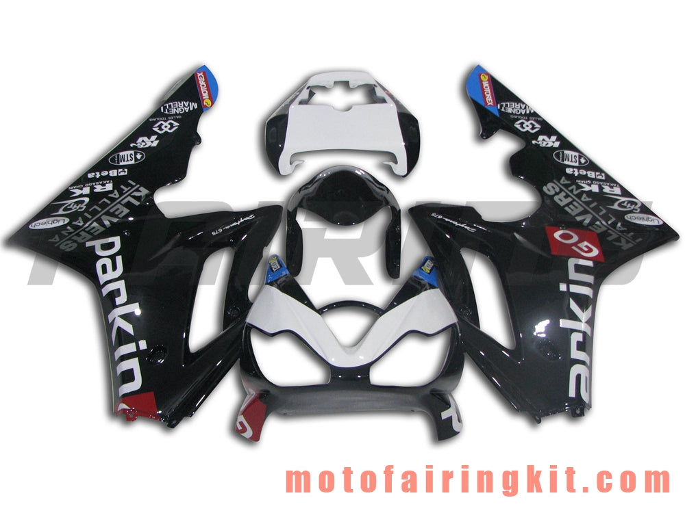 Fairing Kits Fit for Daytona 675 2006 2007 2008 675 06 07 08 Plastic ABS Injection Mold Complete Motorcycle Body Aftermarket Bodywork Frame (Black & White) B007