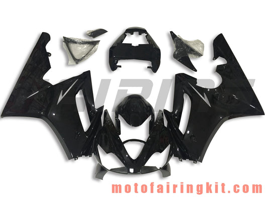 Fairing Kits Fit for Daytona 675 2006 2007 2008 675 06 07 08 Plastic ABS Injection Mold Complete Motorcycle Body Aftermarket Bodywork Frame (Black) B014