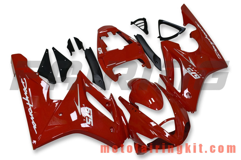 Kits de carenado aptos para Daytona 675 2006 2007 2008 675 06 07 08 Molde de inyección de plástico ABS Carrocería completa para motocicleta Carrocería del mercado de accesorios Marco (rojo) B015