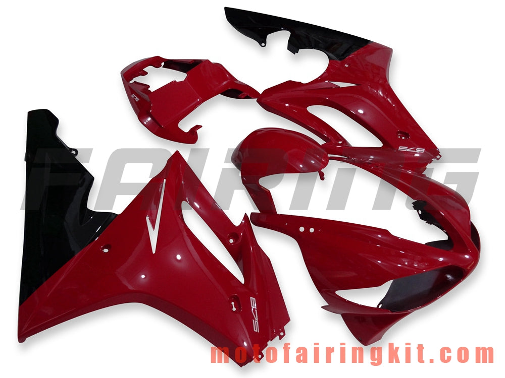 Fairing Kits Fit for Daytona 675 2009 2010 2011 2012 675 09 10 11 12 Plastic ABS Injection Mold Complete Motorcycle Body Aftermarket Bodywork Frame (Red & Black) B001