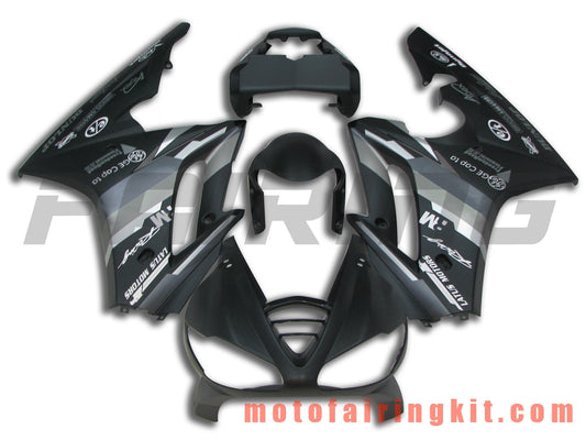 Kits de carenado aptos para Daytona 675 2009 2010 2011 2012 675 09 10 11 12 Molde de inyección de plástico ABS Carrocería completa para motocicleta Carrocería del mercado de accesorios Marco (negro) B004