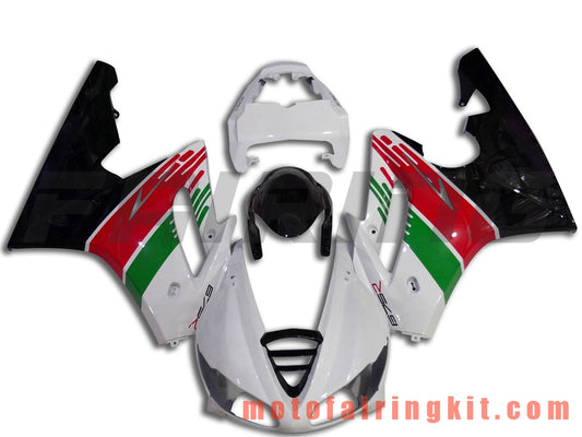 Kits de carenado aptos para Daytona 675 2009 2010 2011 2012 675 09 10 11 12 Molde de inyección de plástico ABS Carrocería completa para motocicleta Carrocería del mercado de accesorios Marco (blanco y negro) B006