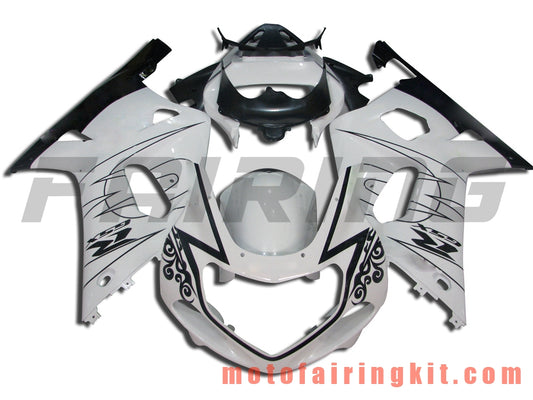 Fairing Kits Fit for GSXR1000 2000 2001 2002 GSXR 1000 00 01 02 Plastic ABS Injection Mold Complete Motorcycle Body Aftermarket Bodywork Frame (White & Black) B020