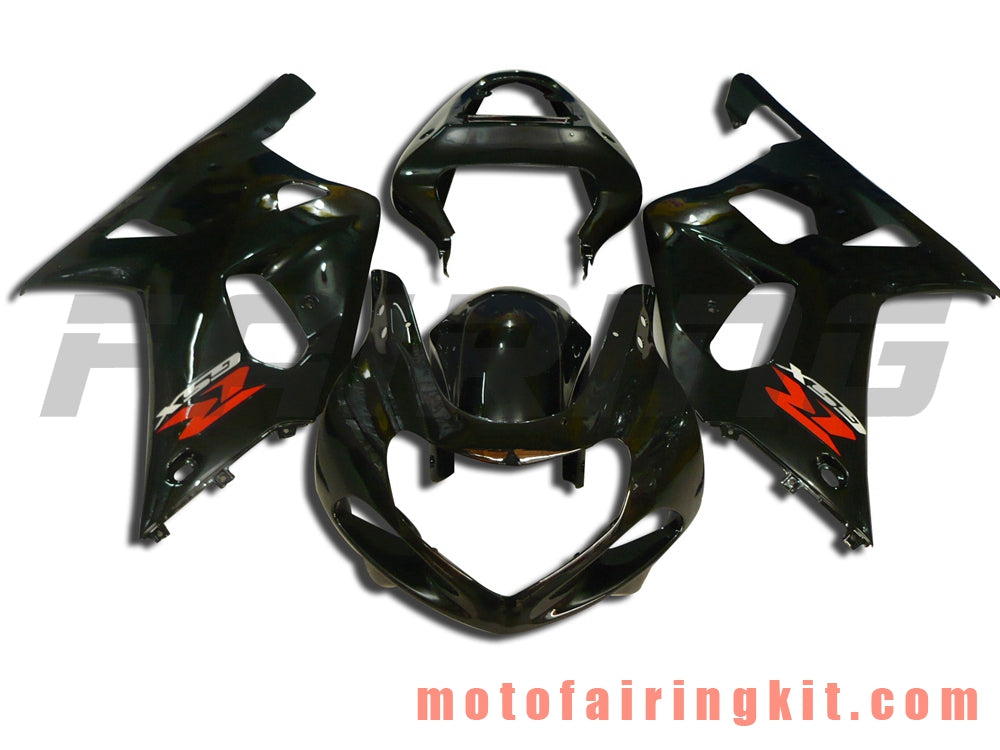 Fairing Kits Fit for GSXR1000 2000 2001 2002 GSXR 1000 00 01 02 Plastic ABS Injection Mold Complete Motorcycle Body Aftermarket Bodywork Frame (Black) B029