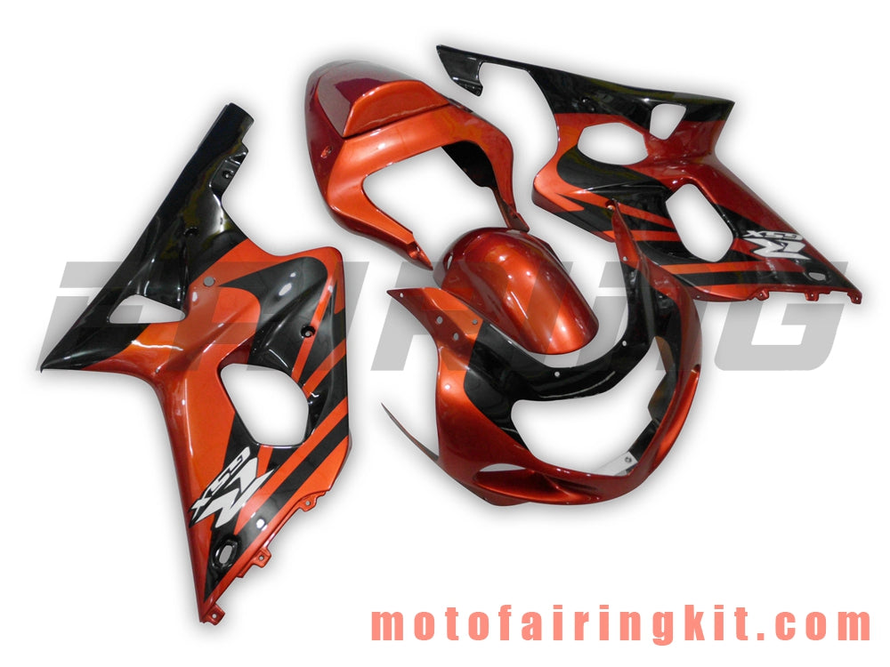 Kits de carenado aptos para GSXR1000 2000 2001 2002 GSXR 1000 00 01 02 Molde de inyección de plástico ABS Carrocería completa para motocicleta Marco de carrocería de posventa (naranja y negro) B031