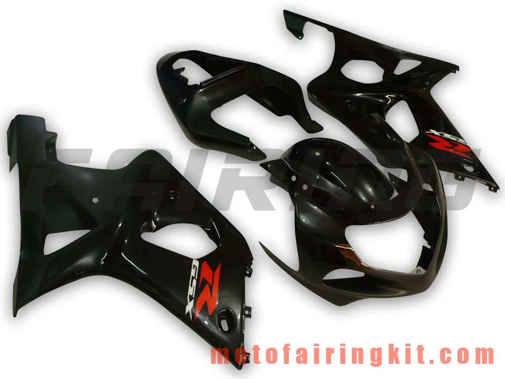 Kits de carenado aptos para GSXR1000 2000 2001 2002 GSXR 1000 00 01 02 Molde de inyección de plástico ABS Carrocería completa para motocicleta Marco de carrocería de posventa (negro) B037