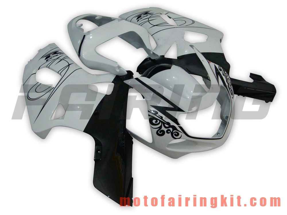 Kits de carenado aptos para GSXR1000 2000 2001 2002 GSXR 1000 00 01 02 Molde de inyección de plástico ABS Carrocería completa para motocicleta Marco de carrocería de posventa (blanco y negro) B046