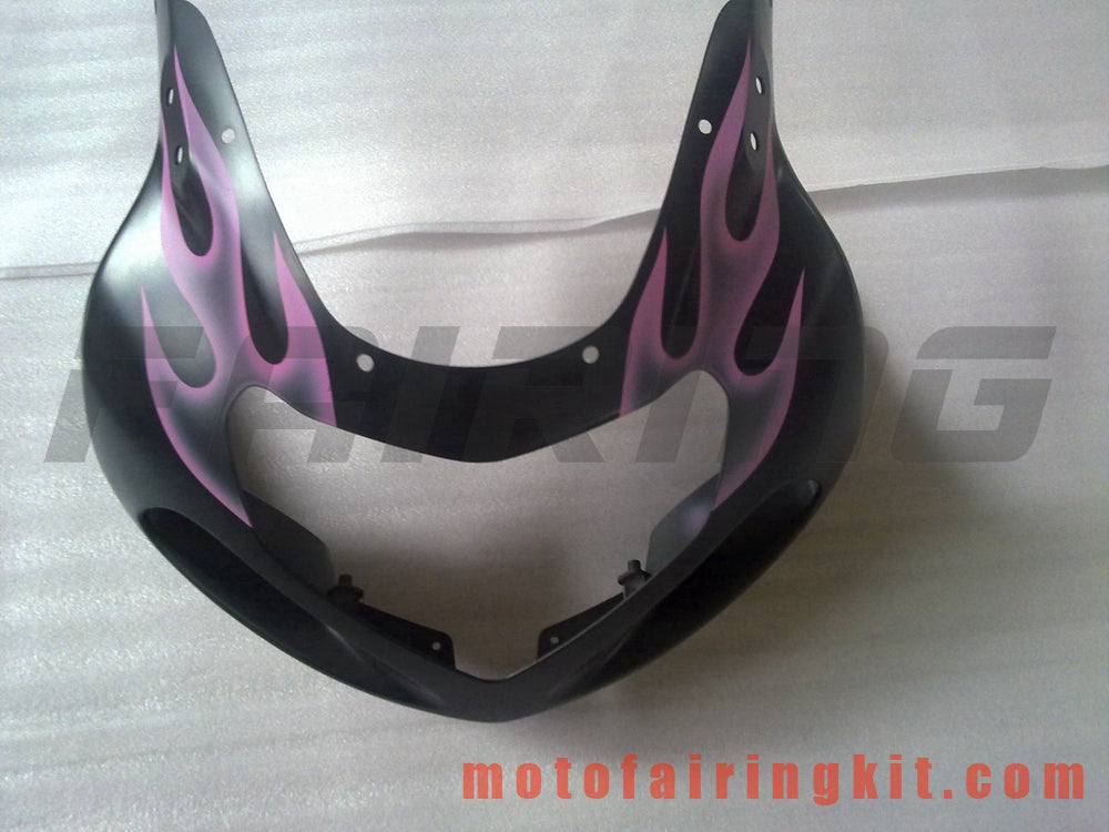 Kits de carenado aptos para GSXR1000 2000 2001 2002 GSXR 1000 00 01 02 Molde de inyección de plástico ABS Carrocería completa para motocicleta Marco de carrocería de posventa (rosa y negro) B050