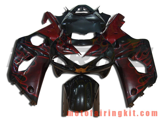 Fairing Kits Fit for GSXR1000 2000 2001 2002 GSXR 1000 00 01 02 Plastic ABS Injection Mold Complete Motorcycle Body Aftermarket Bodywork Frame (Red & Black) B053