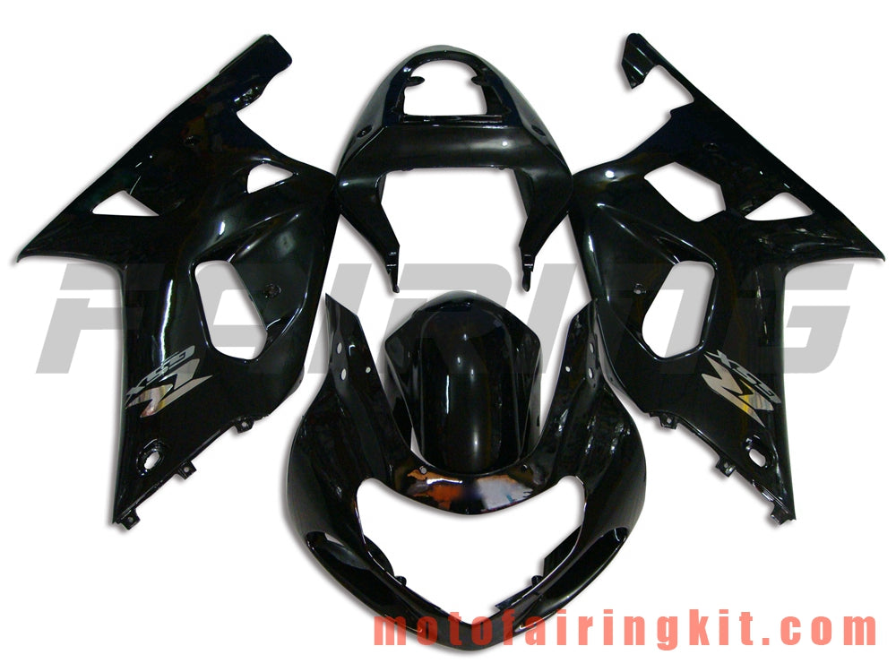 Fairing Kits Fit for GSXR1000 2000 2001 2002 GSXR 1000 00 01 02 Plastic ABS Injection Mold Complete Motorcycle Body Aftermarket Bodywork Frame (Black) B073