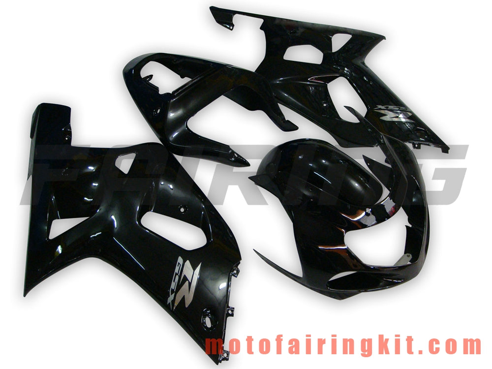 Fairing Kits Fit for GSXR1000 2000 2001 2002 GSXR 1000 00 01 02 Plastic ABS Injection Mold Complete Motorcycle Body Aftermarket Bodywork Frame (Black) B073