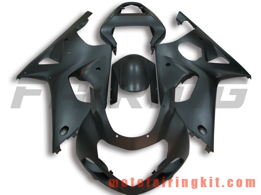 Fairing Kits Fit for GSXR1000 2000 2001 2002 GSXR 1000 00 01 02 Plastic ABS Injection Mold Complete Motorcycle Body Aftermarket Bodywork Frame (Black) B076