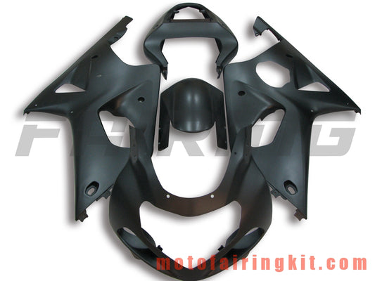 Fairing Kits Fit for GSXR1000 2000 2001 2002 GSXR 1000 00 01 02 Plastic ABS Injection Mold Complete Motorcycle Body Aftermarket Bodywork Frame (Black) B076