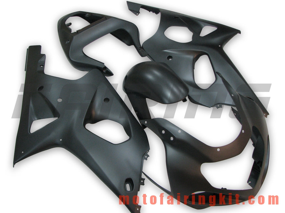 Fairing Kits Fit for GSXR1000 2000 2001 2002 GSXR 1000 00 01 02 Plastic ABS Injection Mold Complete Motorcycle Body Aftermarket Bodywork Frame (Black) B076