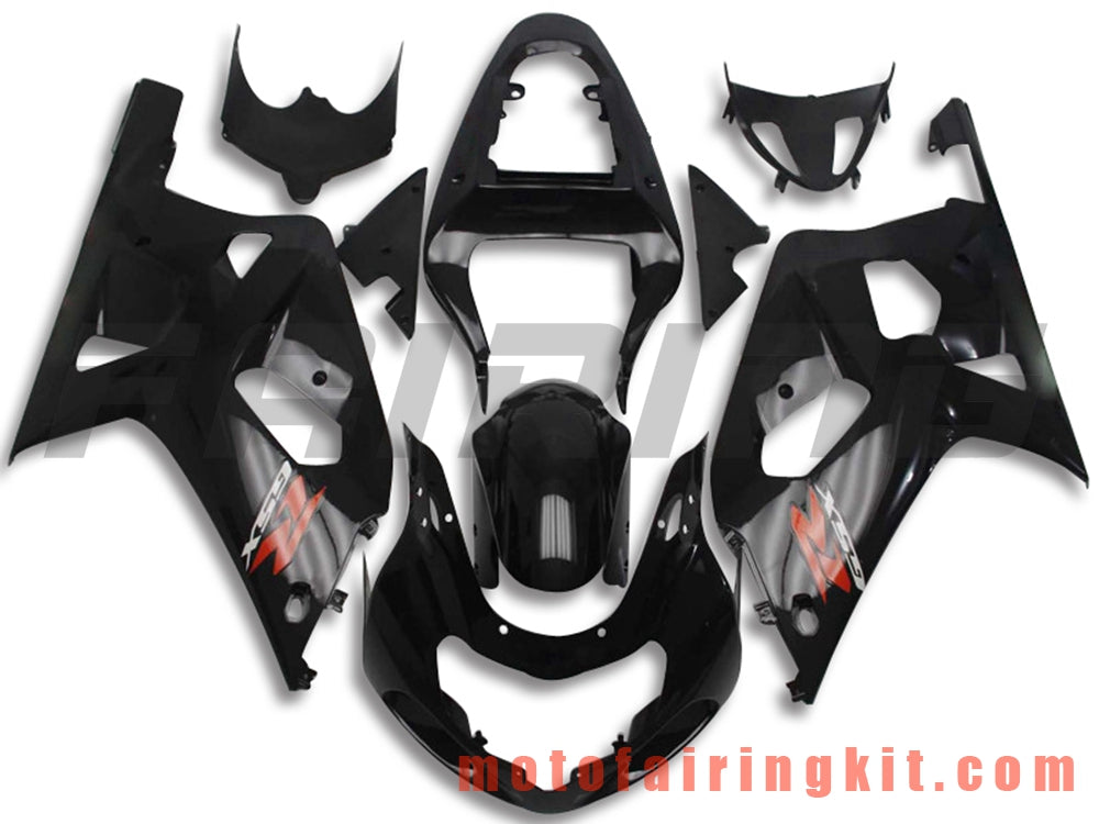 Fairing Kits Fit for GSXR1000 2000 2001 2002 GSXR 1000 00 01 02 Plastic ABS Injection Mold Complete Motorcycle Body Aftermarket Bodywork Frame (Black) B118