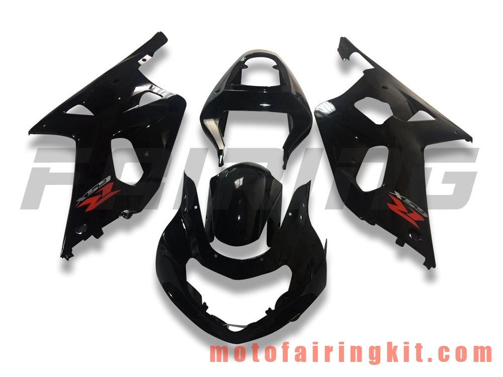 Kits de carenado aptos para GSXR1000 2000 2001 2002 GSXR 1000 00 01 02 Molde de inyección de plástico ABS Carrocería completa para motocicleta Marco de carrocería de posventa (negro) B128