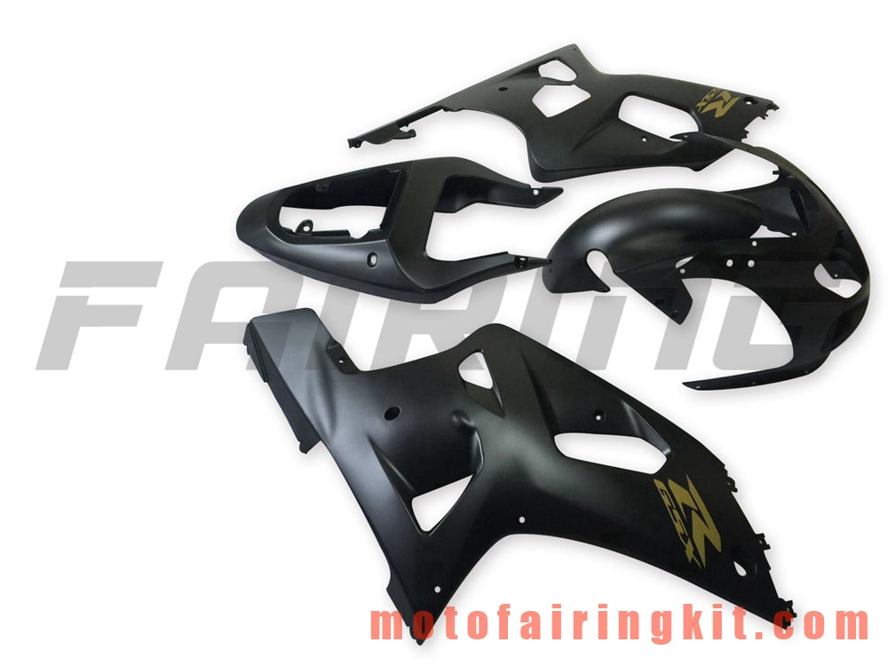 Kits de carenado aptos para GSXR1000 2000 2001 2002 GSXR 1000 00 01 02 Molde de inyección de plástico ABS Carrocería completa para motocicleta Marco de carrocería de posventa (negro) B131