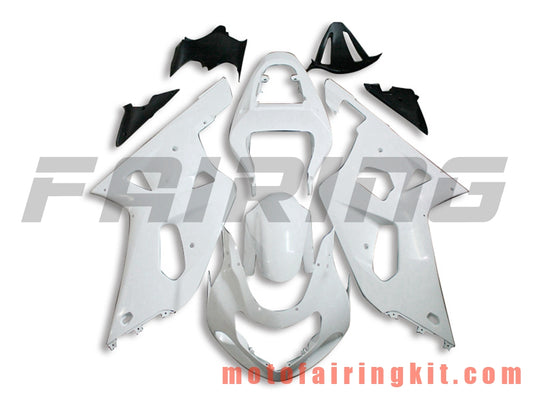 Kits de carenado aptos para GSXR1000 2000 2001 2002 GSXR 1000 00 01 02 Molde de inyección de plástico ABS Carrocería completa para motocicleta Marco de carrocería de posventa (sin pintar) BBB1