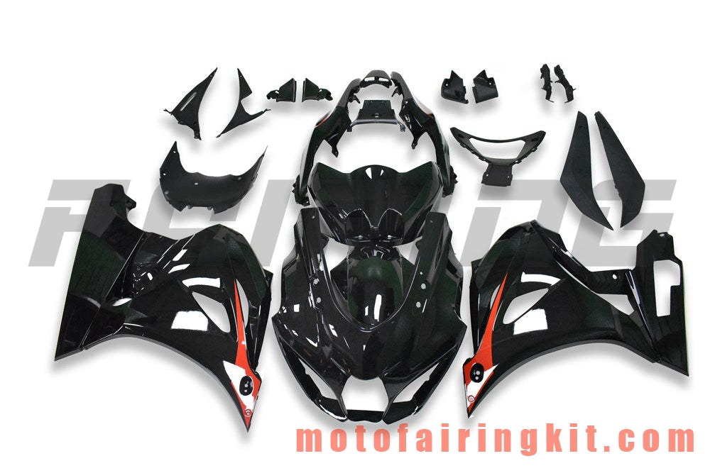 Fairing Kits Fit for GSXR1000 2017 2018 K17 Plastic ABS Injection Mold Complete Motorcycle Body Aftermarket Bodywork Frame (Black & Red) B201