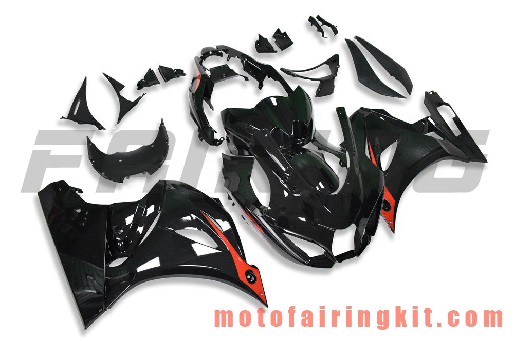 Fairing Kits Fit for GSXR1000 2017 2018 K17 Plastic ABS Injection Mold Complete Motorcycle Body Aftermarket Bodywork Frame (Black & Red) B201