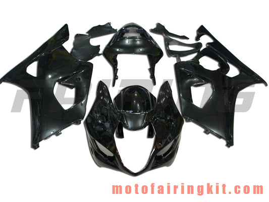 Fairing Kits Fit for GSXR1000 K3 2003 2004 GSXR 1000 GSX R1000 K3 03 04 Plastic ABS Injection Mold Complete Motorcycle Body Aftermarket Bodywork Frame (Black) B005