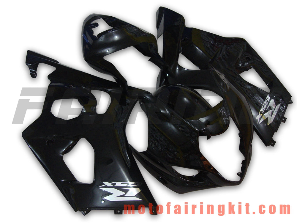 Fairing Kits Fit for GSXR1000 K3 2003 2004 GSXR 1000 GSX R1000 K3 03 04 Plastic ABS Injection Mold Complete Motorcycle Body Aftermarket Bodywork Frame (Black) B008