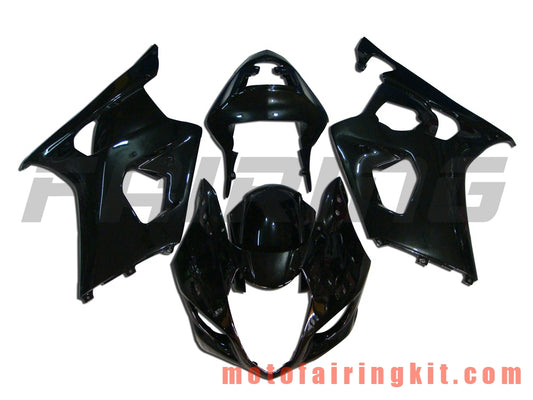 Fairing Kits Fit for GSXR1000 K3 2003 2004 GSXR 1000 GSX R1000 K3 03 04 Plastic ABS Injection Mold Complete Motorcycle Body Aftermarket Bodywork Frame (Black) B019