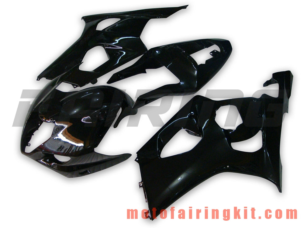 Fairing Kits Fit for GSXR1000 K3 2003 2004 GSXR 1000 GSX R1000 K3 03 04 Plastic ABS Injection Mold Complete Motorcycle Body Aftermarket Bodywork Frame (Black) B019