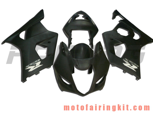 Fairing Kits Fit for GSXR1000 K3 2003 2004 GSXR 1000 GSX R1000 K3 03 04 Plastic ABS Injection Mold Complete Motorcycle Body Aftermarket Bodywork Frame (Black) B034